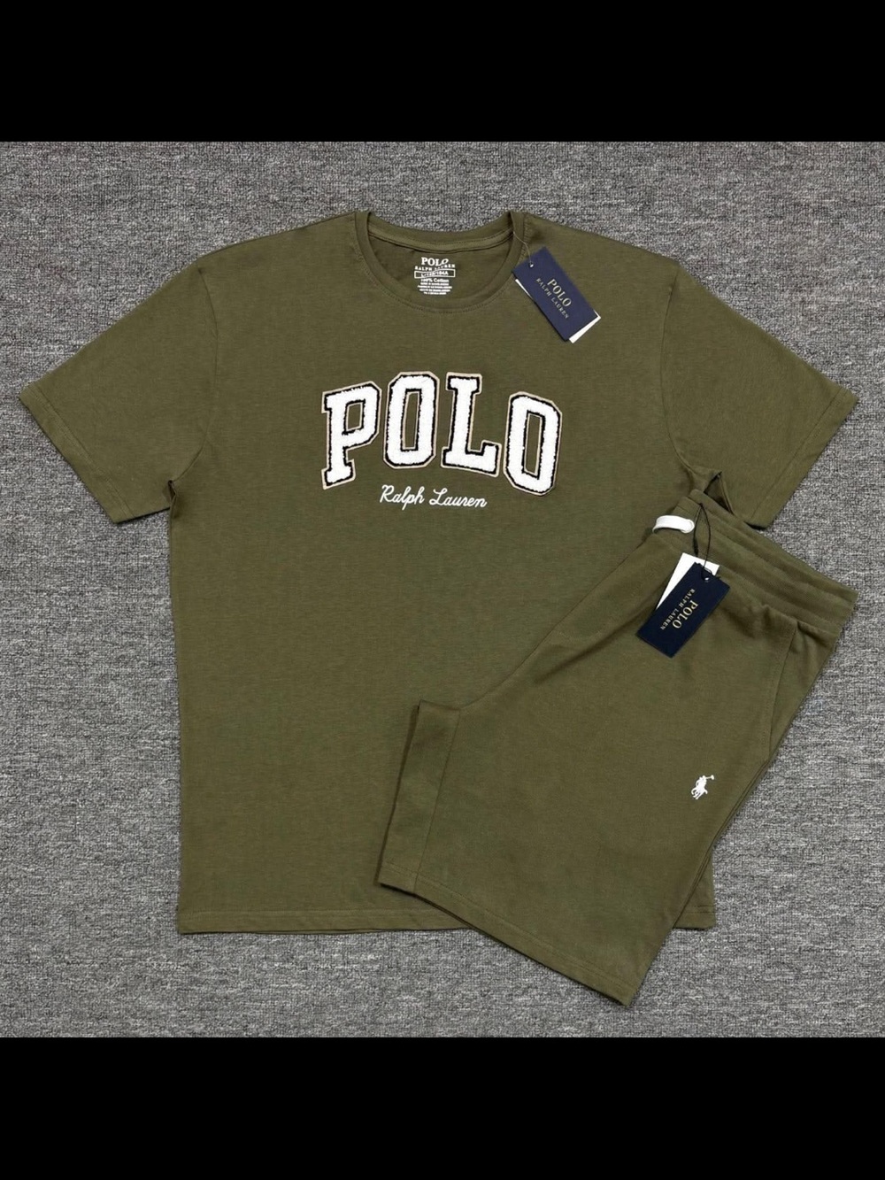 Polo by Ralph Lauren Olive Green Athletic Shorts